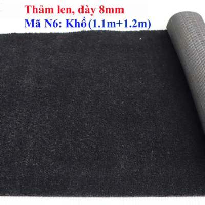 Thảm Len Dày 8 mm
