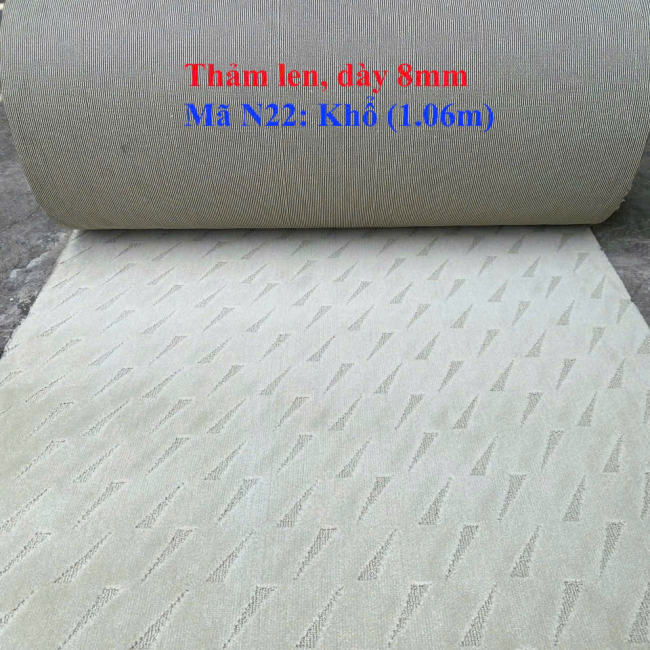 Thảm Len Dày 8 mm