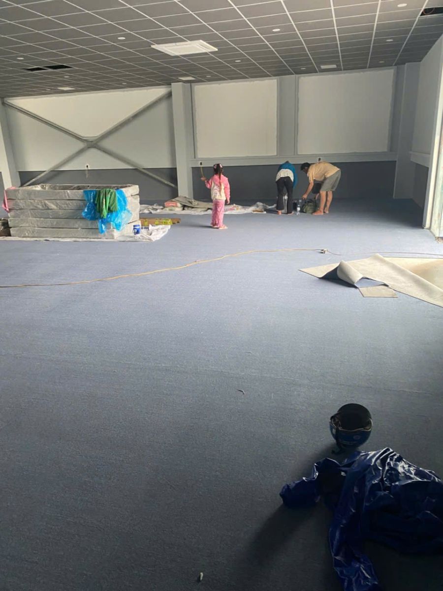  Thi Công Thảm Sàn Mẫu Ht 11 CLB Bida bến lức Long an