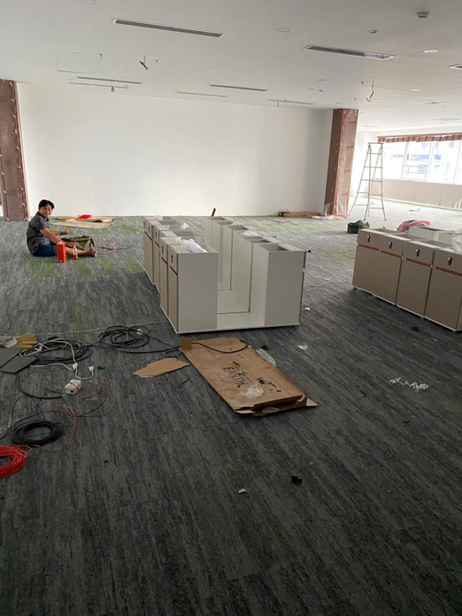 Thi Công Thảm Sàn Văn Phòng Q1 Mẫu T02 + T06